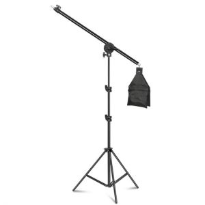 Photographic Equipment Photo Studio Light Kit Boom Arm Stand Tripod with 200CM Light Stand Tripod Cross Arm With Sandbag