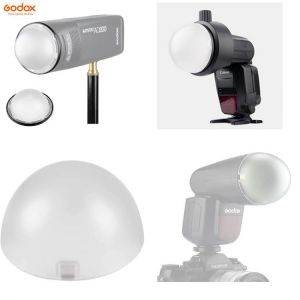 Godox AK-R11 Dome Diffuser Compatible for Godox H200R Round Flash Head Godox V1 Flash Series V1-S V1-N V1-C AD200 Pro AD200