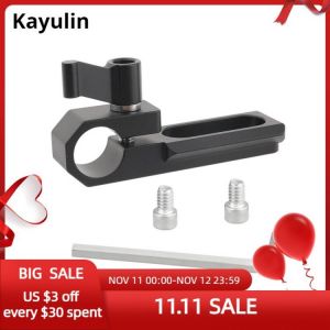 Kayulin Single 15mm Rod Clamp with NATO Rail Black Wingnut For Photo Studio Accessory