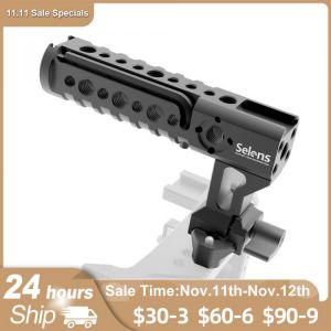 Camera Top Handle Functional Camera Cage handle Grip with Cold Shoe Camera Rig For A7iii A73 Cage Aluminum DSLR Cheese Handle
