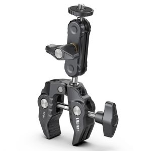 Ulanzi R094  SLR Camera Magic Arm Ball Head with Crab Claw Clip Universal Monitor Bracket BallHead Clamp Super Holder Stand