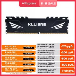 Kllisre DDR3 DDR4 4GB 8GB 16GB memoria ram 1333 1600 1866 2133 2400 2666 3000 Memory Desktop Dimm with Heat Sink