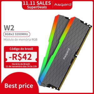 Asgard Loki w2 RGB RAM 8GBx2 16gb 32gb 3200MHz  PC4-25600 DDR4 DIMM Memoria Ram ddr4  Desktop  Rams 1.35V