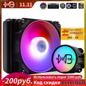 Wovibo Cpu Cooler Liquid Water Cooling Fan Ventilador RGB ARGB For Intel LGA 1150 1151 1155 1200 1366 2011 AMD AM3 AM4 Radiator