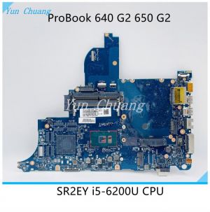 840715-001 840715-501 840715-601 For HP ProBook 640 G2 650 G2 Laptop Motherboard 6050A2723701-MB-A02 With I5-6200U 100% Tested