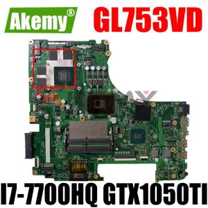 GL753VD motherboard For Asus GL753 GL753VD GL753VE FX73V laptop motherboard I7-7700HQ GTX 1050TI