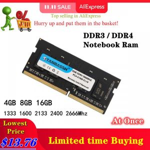 TANBASSH Ram DDR4 ddr3 8GB 4GB 16GB 2133 2400 2666mhz sodimm notebook high performance laptop memoria DDR4 1.2V DDR3 1.5V/1.35V