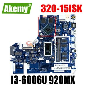 AKEMY DG421 DG521 DG721 NM-B242 5B20N86794 For Lenovo 320-15ISK laptop motherboard 920MX GPU I3-6006U CPU DDR4