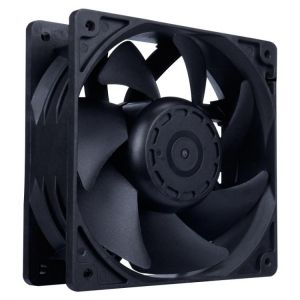 12038 12V High Speed Two Ball Bearing 12cm Case Cooling System Fan For Computer BTC Mining Cabinet Server 120mm Ventilator Kit