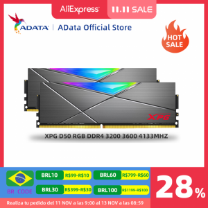 ADATA XPG SPECTRIX D50 DDR4 RGB MEMORY MODULE 8GB 16GB 32GB 3200MHz 3600MHz 4133MHz PC Desktop RAM