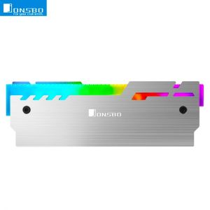 Jonsbo NC-3 Desktop Computer RAM DDR3 DDR4 Memory Heatsink Cooler Shell 5V 3Pin RGB 256 Color Automatic Change Aluminum Vest