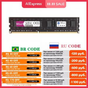 Kllisre DDR3 8GB 4GB 1333Mhz 1600MHz Ram Desktop Memory 240pin 1.5V DIMM