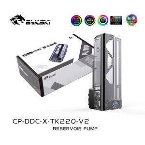 Bykski DDC Combo Pump + Reservoir Combo With Digital Display Maximum Flow Lift 6 Meters 600L/H Cylinder Water Tank Total Length