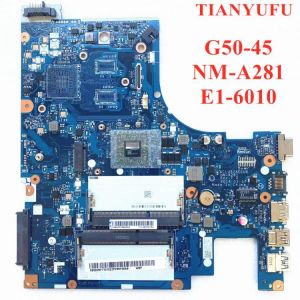 Brand New NM-A281 Mainboard  For Lenovo G50-45 Laptop Motherboard ACLU5/ACLU6  with E1-6010 CPU DDR3L PC3L memory 100% Tested