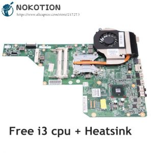 NOKOTION 615849-001 605903-001 for HP G62 G72 CQ62 motherboard with heatsink instead 597674-001 597673-001 610160-001 610161-001