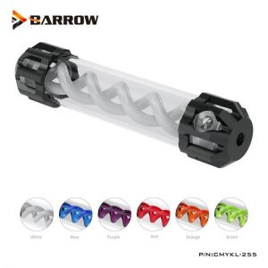 Barrow Computer Case Water Cooling T Virus Cylinder Reservoir ,Water Tank,50MM Diameter Reservoir,Red,Green,Purple, CMYKL-255