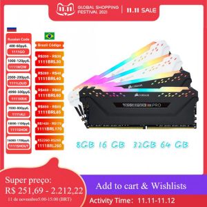 CORSAIR Vengeance RGB PRO DDR4 RAM 8GB 3000MHz DIMM Desktop Memory Support Motherboard 8g 16g ddr4 3200 3600Mhz rgb ram 16gb 32g
