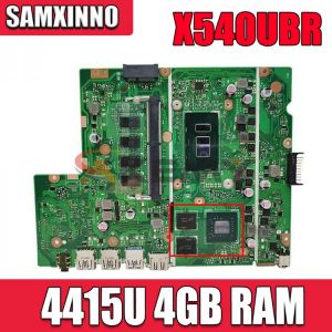 Akemy X540UBR notebook motherboard For ASUS X540UV X540UB X540UBR laptop motherboard mainboard with 4415U CPU 4GB RAM 2GB GPU