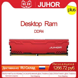 JUHOR Memoria  DDR4 16gb 2666MHZ 3200MHz Desktop Memory Udimm 8gb 2400MHZ 3000MHz RAM New Dimm Rams With Heatsink