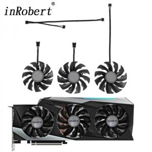 New T128015SU Cooler Fan Replacement For Gigabyte GeForce RTX 3080 3070Ti 3080Ti 3090 EAGLE GAMING Graphics Video Card Cooling