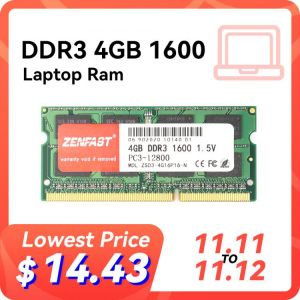ZENFAST Memoria Ram DDR4 8GB DDR3 16GB 32GB Laptop Notebook Ram 1600MHz 2400MHz  240pin Sodimm Memória For Intel AMD