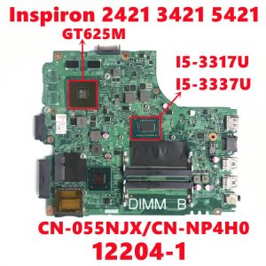 CN-055NJX 055NJX CN-NP4H0 NP4H0 For Dell 2421 3421 5421 Laptop Motherboard 12204-1 With I5-3317U I5-3337U N13M-GSR-B-A2 100%Test