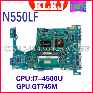 Original N550LF motherboard is suitable for ASUS VivoBook N550LF Q550LF laptop motherboard with I7-4500U 100% test runs well