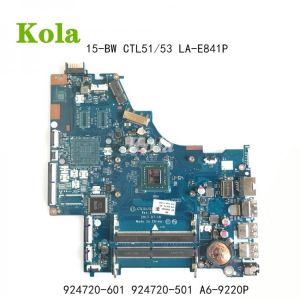 924720-601 924720-501 For HP 15-BW Laptop Motherboard CTL51/53 LA-E841P Mainboard With AMD A6-9220P CPU 100% tested working