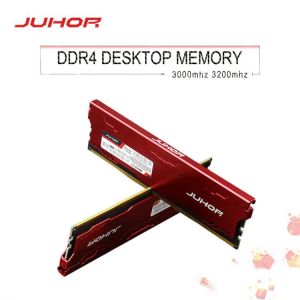 JUHOR Memoria Rams DDR4 8gb 16gb 3000MHz 3200MHz For Gaming Desktop DIMM Memory RAM With Heat Sink Memories Ram