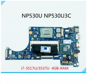 BA41-02040A BA41-02022A BA41-02021A Mainboard for Samsung NP530U3C 530U3C NP540U3C Laptop Motherboard i7-3517U/3537U CPU 4GB-RAM