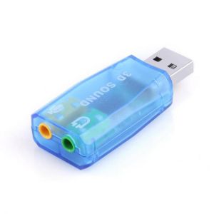 External USB Sound Card 3D Audio Headset Microphone Adapter for PC Desktop Support for Three-dimensional Sound Plug And Play