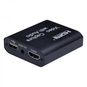 Kebidumei 4K USB 2.0 Loop Out Graphics Capture Card Video Recording Box HDMI-compatible Capture Card For PC Game Live Streaming