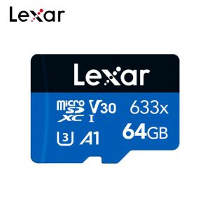 100% Original Lexar Micro SD Card 256GB High Speed 95MB/S 128GB 32GB Class 10 633x 64GB Memory Card U3 V30 UHS-I TF Card Microsd