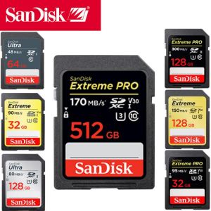 all in one place אביזרים Original SanDisk Extreme Pro/Ultra 64GB SD Card Memory Card 32GB flash card 128GB 16 GB Class 10 U3 For 1080p 3D Full HD Camera