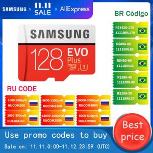 all in one place אביזרים SAMSUNG Micro SD card 128GB Memory Card EVO Plus 128 GB Class10 TF Card C10 microsd UHS-I U3 Free Shipping cartao de memoria