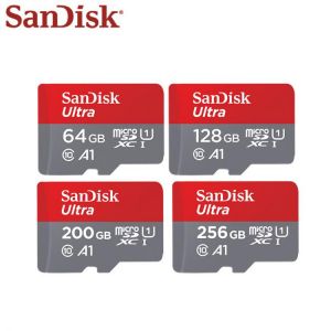 New SanDisk Micro SD Card Ultra 64GB 128GB 200GB 256GB 100MB/s Original TF Card SDXC Class 10  Memory Card microSD for Phone