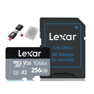 Lexar Professional  1066X  667X micro SDXC UHS-I cards SD memory card 64GB 128GB 256GB U3 V30 A2 100MB/s read 90MB/s write