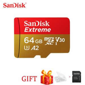 SanDisk Extreme Free Shipping Micro SD Card U3  A2 Memory Card 32GB 64GB 128GB 256GB TF Card for Camera Drone cartao de memoria