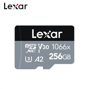Original Lexar Professional 1066x 64G 128GB 256GB Micro SD SDXC High Speed TF Card V30 A2 Memory Card For 4K Drone Sports Camera
