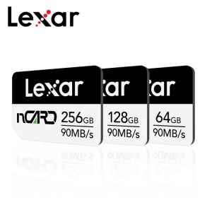 Original Lexar nCard 64GB 128GB Nano 256GB Cartão de Memória Flash de Alta Velocidade Do Cartão de Memória Do Telefone Max 90 