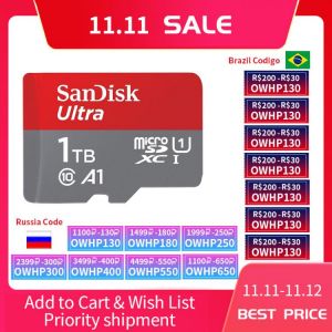 SanDisk Micro SD Card Class10 TF Card 16gb 32gb 64gb 128gb 256gb 512gb 1tb memory card for samrtphone and table PC switch cards
