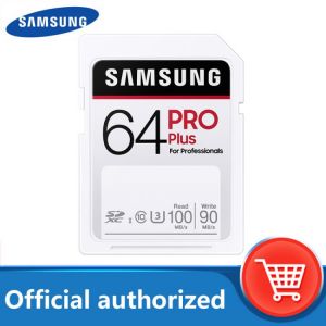 SAMSUNG Pro Plus SD Card 64GB Memory Card 32GB NEW flash card 128GB 256GB Class 10 U3 For 1080p 3D 4K Video Camera SDXC