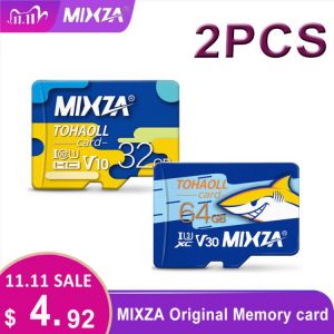 2PCS MIXZA Original Flash Memory Card 256GB 128GB 64GB U3 80MB/S TF Card 32GB 16GB Class10 UHS-1 TF/SD Card for Phone