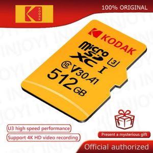 Kodak Micro SD Card 512GB 256GB 128GB 64GB 32GB class10 Flash Memory Card U3 4K High Speed cartao de memoria