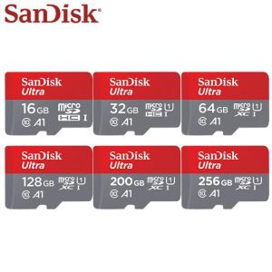 Original SanDisk 200GB Flash Card 256GB Memory Card 32GB Micro SD Card Class10 16GB TF Card 64GB 128GB A1 U1 Max 98Mb/s