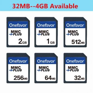 onefavor 13Pins MultiMedia Card 32MB 64MB 128MB 256MB 512MB 1GB 2GB 4GB MMC Plus Memory Card for Old Camera
