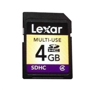 Lexar 4GB SD SDHC Memory Card SD C4 Secure Digital SDHC Class 4 For Camera Free Shipping Used Original