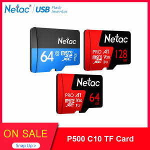 Netac Class 10 32GB 64GB 256 GB Micro SD Card 16GB 128GB 32 64 GB TF Card Data Storage Flash Memory Card For Smartphone Phone