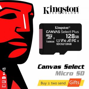 Kingston Canvas seleziona Plus microSD Card Class10 carte sd memoria 64GB 16G 32GB 128GB 256GB 512G TF scheda di memoria Flash p