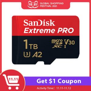 SanDisk 512GB Micro SD Card 1TB Extreme PRO U3 V30 A2 Flash Card Memory Card Ultimate Speed Up to 170MB/S TF Card 4K MicroSDXC